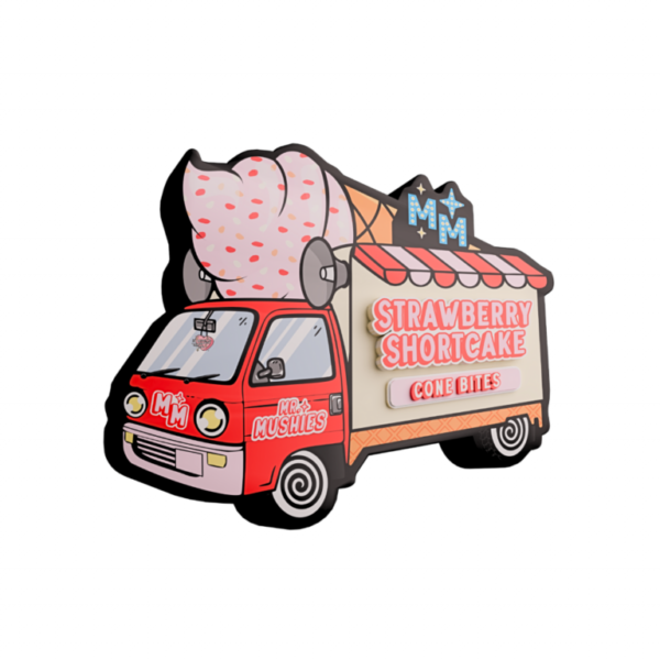 Mr. Mushies Strawberry Shortcake Cone