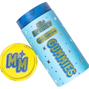 Mr Mushies White Yummy Bear mushroom gummies